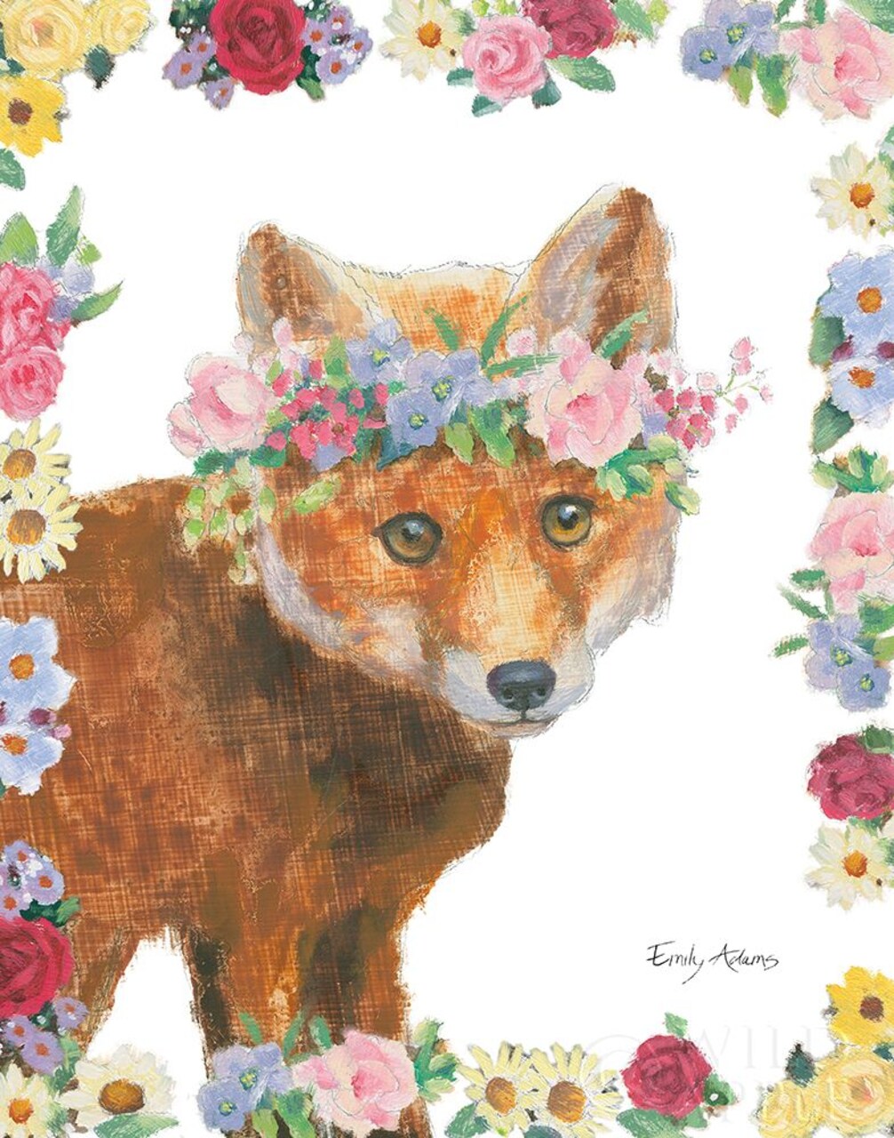 Flower Friends I Poster Print by Emily Adams - Item # VARPDX37013